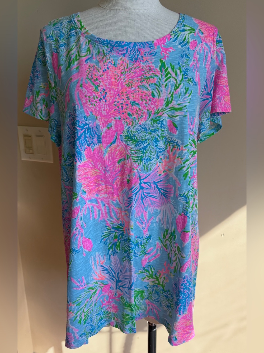 NWOT Lilly Pulitzer Cay To My Heart Etta Top, Size XL